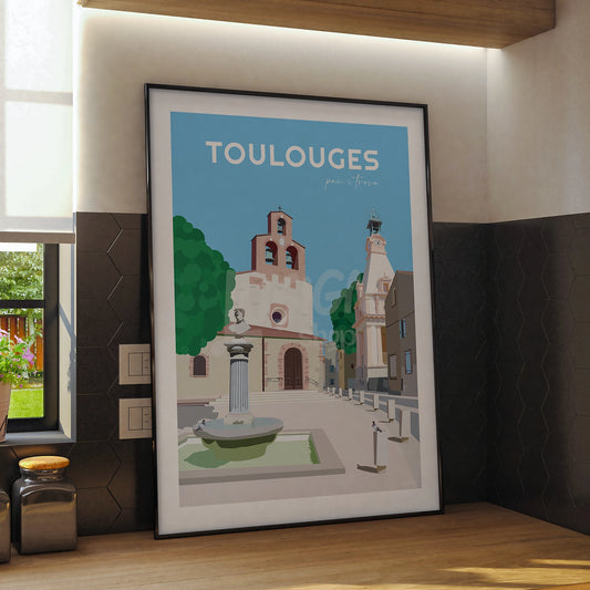 Affiche Toulouges - Beffroi Républicain